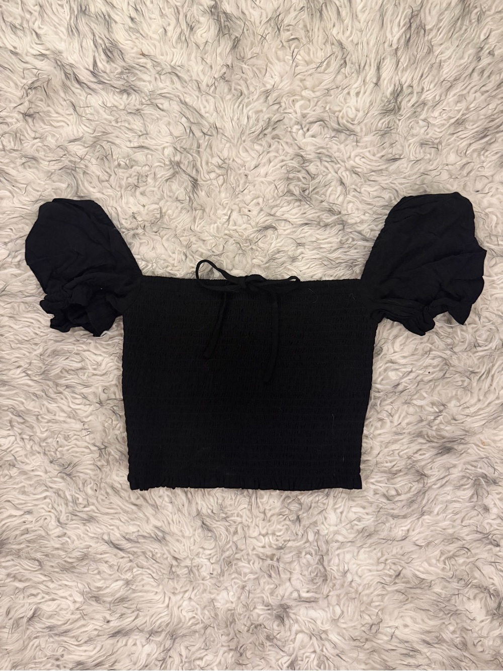 Wilfred ‘Smocked’ Blouse - Black